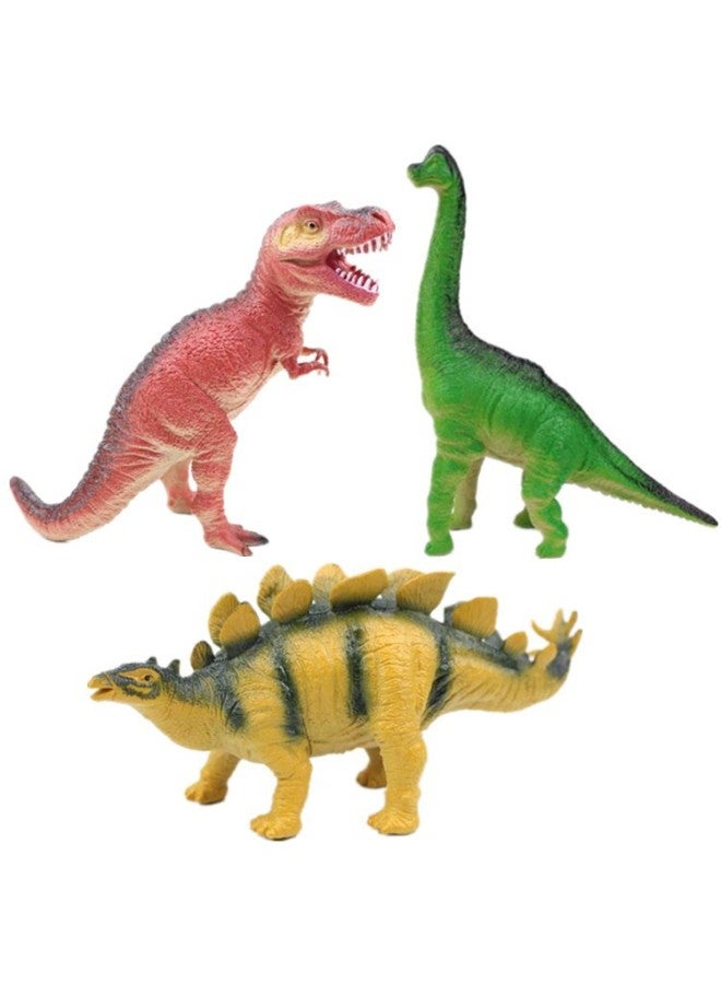 6 Soft Glue Sound Dinosaur Toy Simulation Dinosaur Model Large Tyrannosaurus Rex Triceratops Brachiosaurus Raptor-Color:Allosaurus - Image 3
