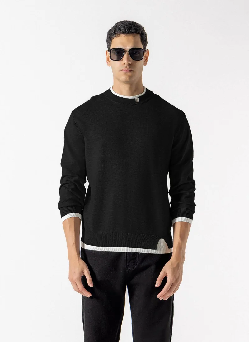 شايبس LAYERED CREWNECK SWEATER