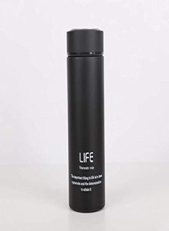 Life Stainless Steel Thermal Mug - Black