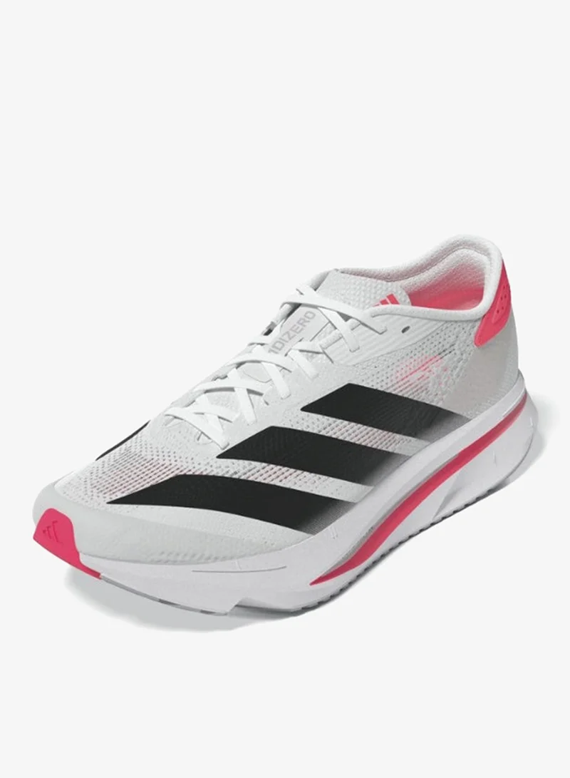 adidas أديداس أديزيرو   أحذية جري نسائية بيضاء