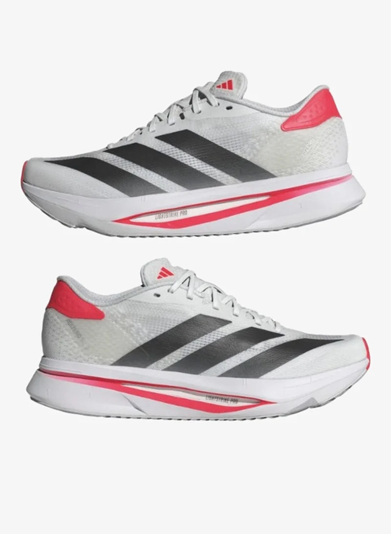 adidas أديداس أديزيرو   أحذية جري نسائية بيضاء