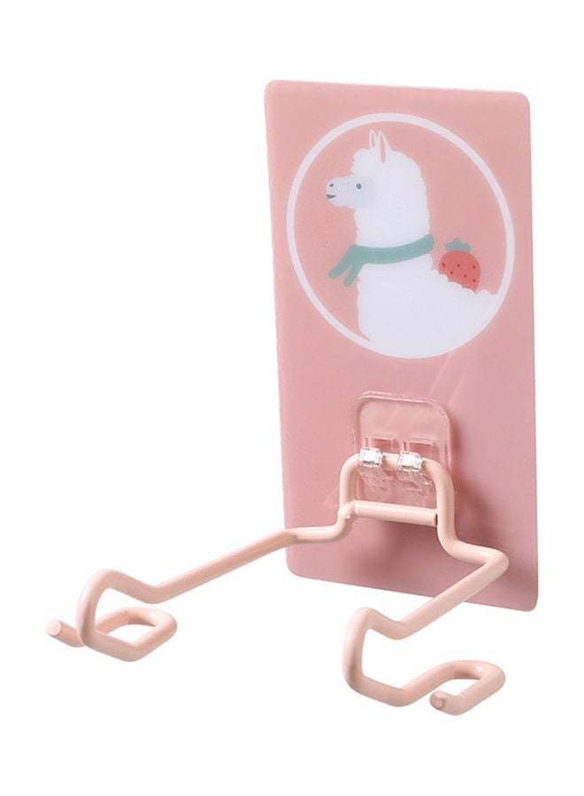 نيبمينينت حامل مجفف شعر ذاتي اللصق يثبت على الحائط وردي