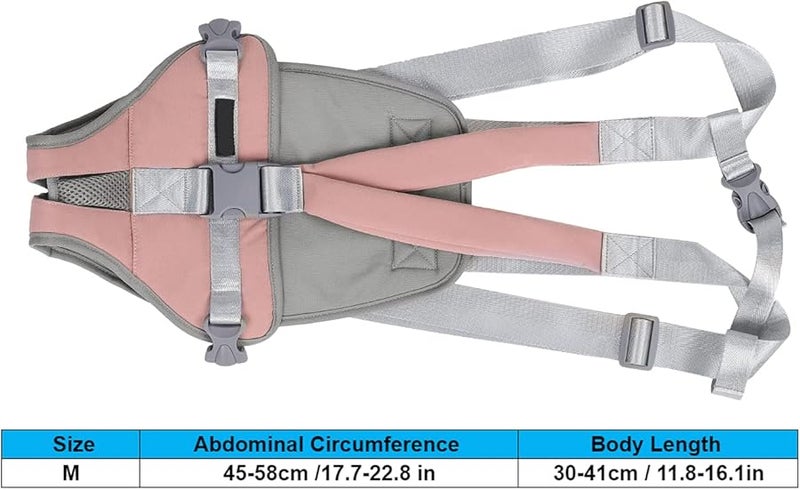 حقيبة ظهر وردية قابلة للتعديل لحمل الحيوانات الأليفة للكلاب والقطر للسفر والمشي لمسافات طويلة والتخييم - Image 5