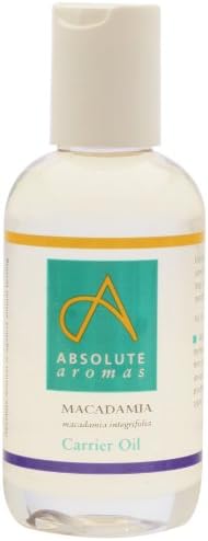 Absolute Aromas Macadamia Oil Macadamia integrifolia 150ml Pure Natural Vegan and Cruelty Free Moisturising Carrier Oil for Body and Facial Massage