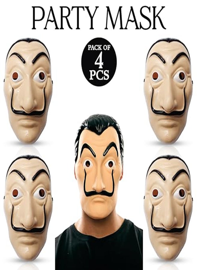 Money Heist Face Mask – Salvador Dalí Cosplay & Party Mask for Kids & Adults - Image 2