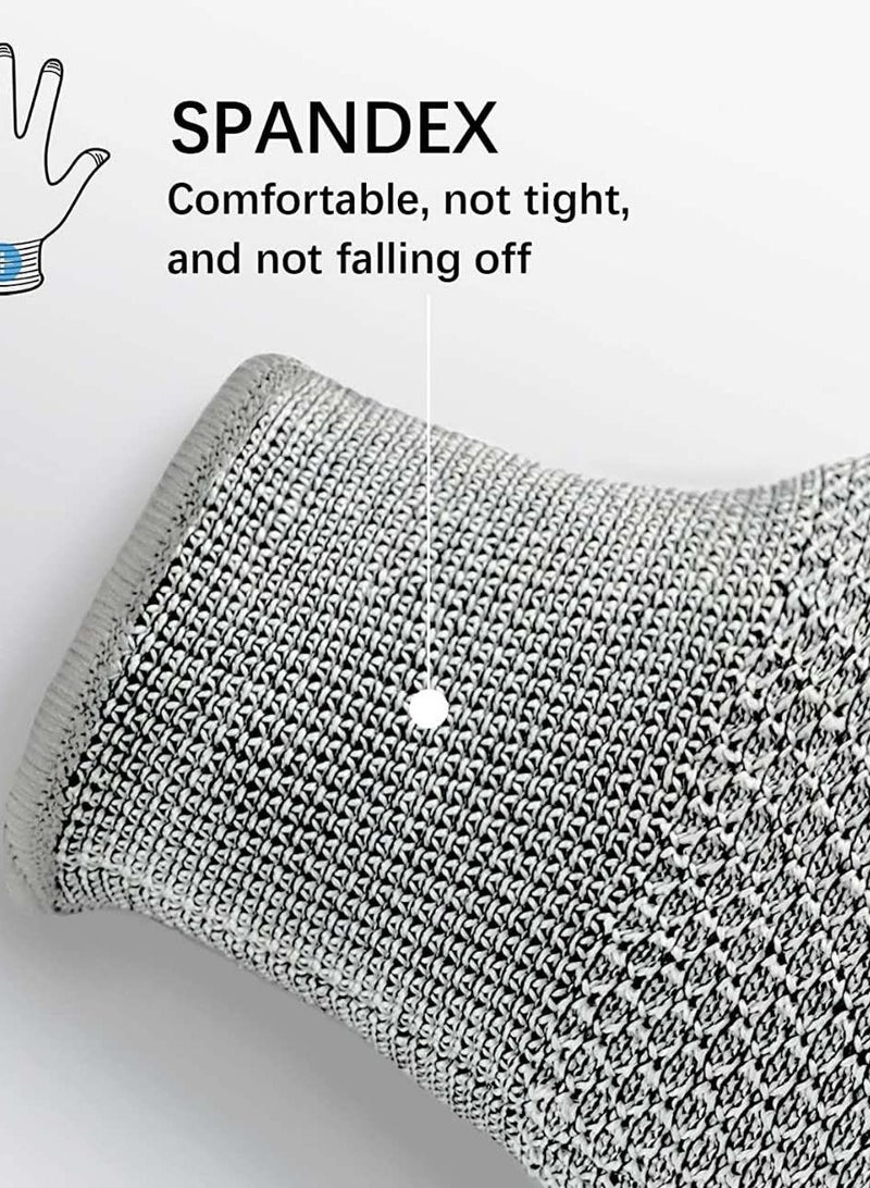 Anti-cut gloves Level 5 HPPE fiber wear-resistant, puncture-proof and cut-proof woodworking fishing kitchen anti-scratch finger cots protective anti-slip safety gloves  - Image 5