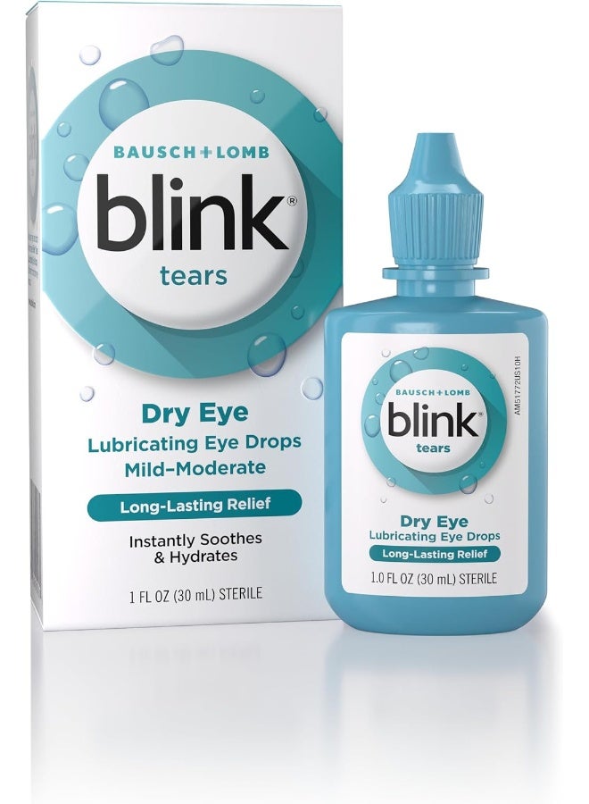 Blink Lubricating Eye Drops For Mild Moderate Dry Eye, 1 Oz - Image 1