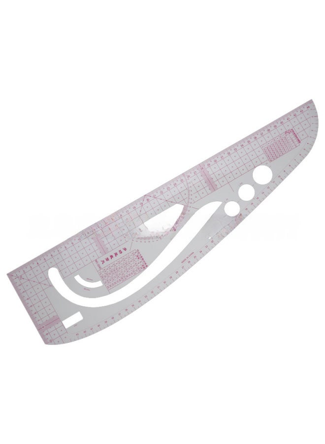 مسطرة طباعة الأنماط - مقياس الملابس - صنع الأنماط - منحنى قطع الملابس - أداة خياطة متعددة الوظائف - مسطرة طباعة أنماط - Image 3