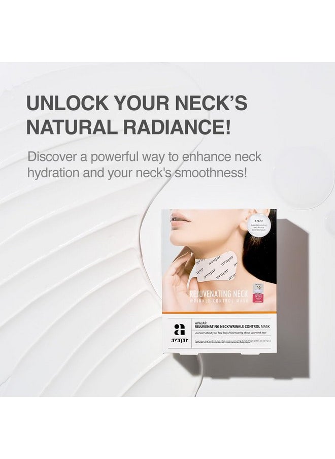 Avajar Firming Neck Mask Neck Firming Cream For Sagging Skin Neck Tightening Cream Cream For Dry Neck Skin Neck Firming Cream For Women And Men Korean Skin Care Set (5 Patches)  - Image 2