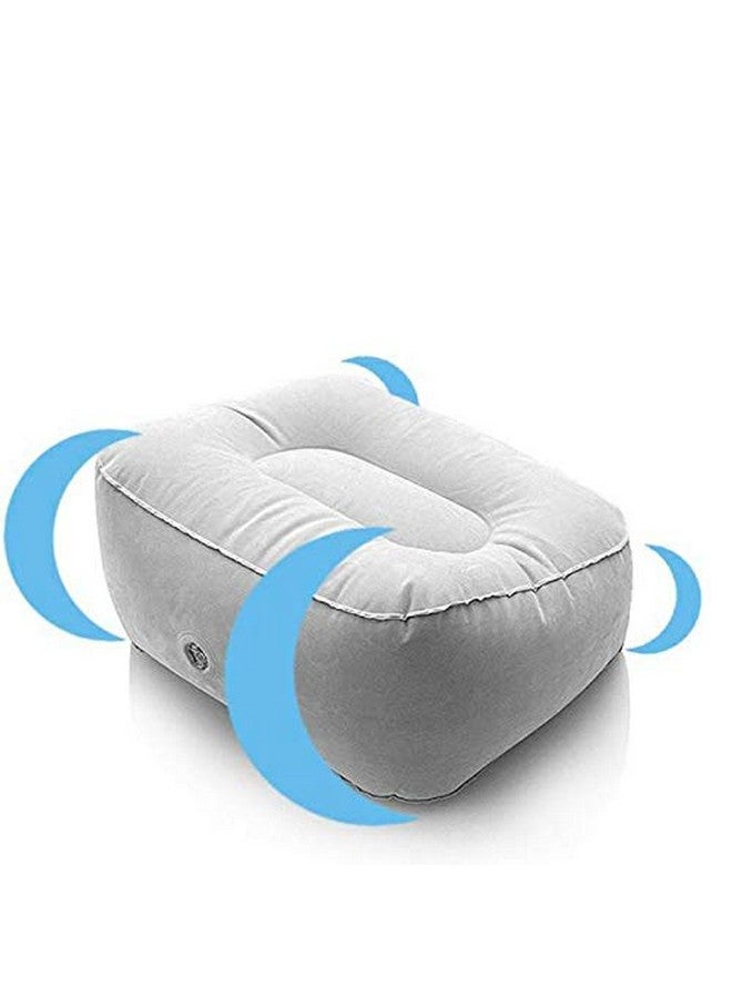 YAGVIZ Foot Rest Pillows Cushion Soft Flocking Pillows Air Pourable for Travel Office Airplanes - Image 5