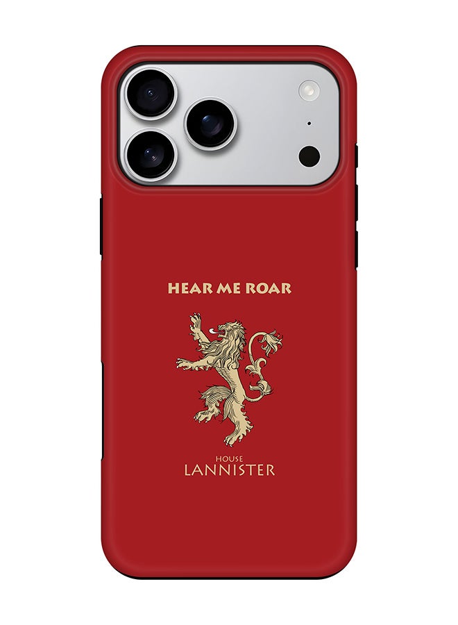 Stylizedd Tough Pro Magnetic Case for iPhone 17 Pro Max, Dual Layer hybrid PC + TPU Mobile Cover Matte - GOT House Lannister