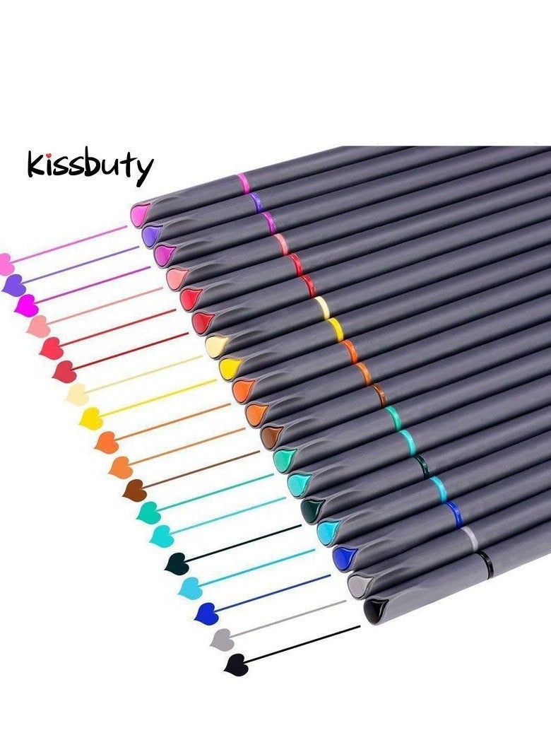 Bukela Journal Planner Pens Colored Pens Fine Point Markers Fine Tip Drawing Pens Fineliner Pen for Bullet Journaling Writing Note Taking Calendar Coloring Art Office School Supplies, 12-Pack - Image 2