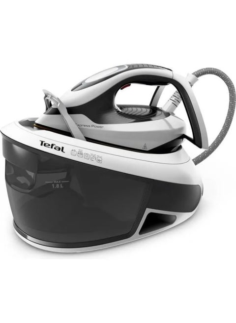 Tefal Express Power Steam Generator Iron, 6.5 Bar, 125g/min Continuous Steam, 450g/min Boost, SV8130 1.8 L 2800 W SV8130 black