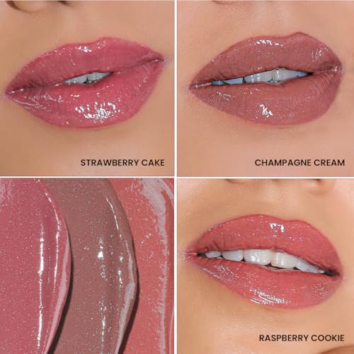 LAMIOR Peptide Glaze Lip Balm Combo Pack Of 3 - Cookies N Cream | 3-In-1 Formula For Glossy Shine, Healing, And Nourishment | Pillowy-Soft Lips | Nourishes Dry Skin | Real Reviews, Juicy Results! - Image 3