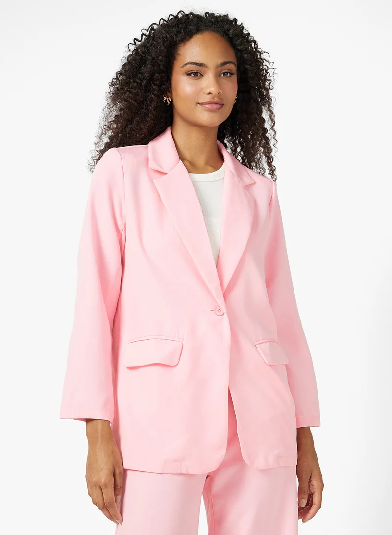 جينجر Oversize Tailored Blazer & Pant Suit Set