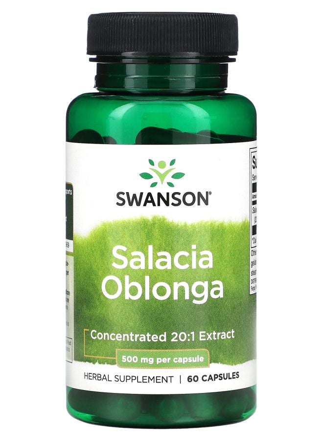 SWANSON Salacia Oblonga 500 mg 60 Capsules