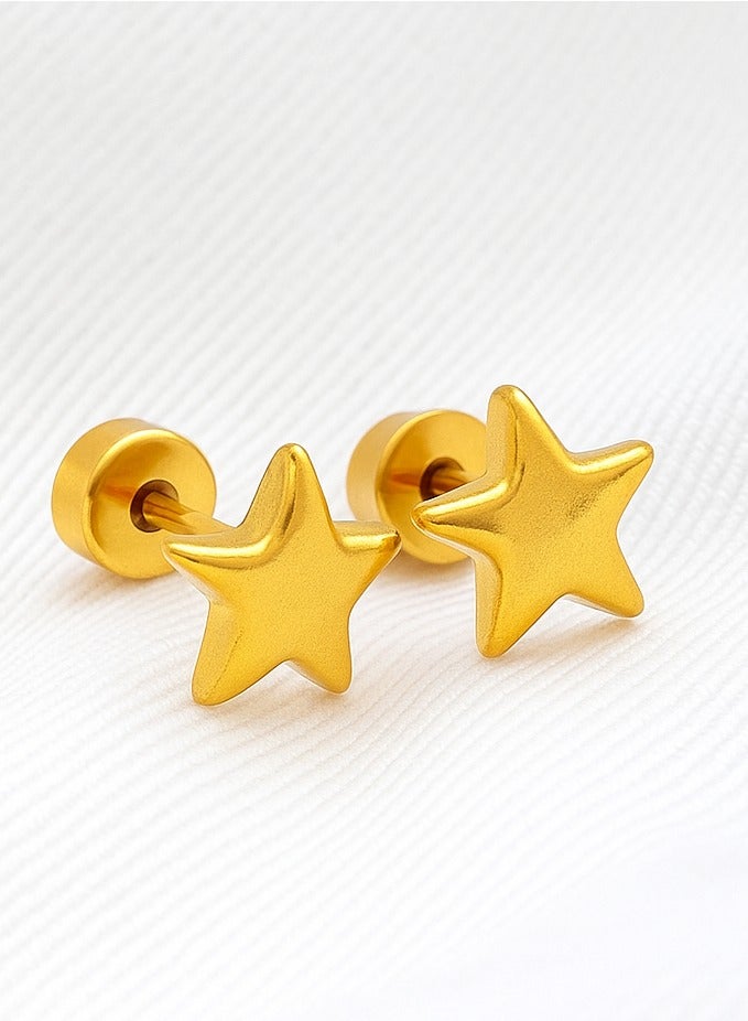 ايرس حلق النجمة الذهبية للأطفال - Image 3