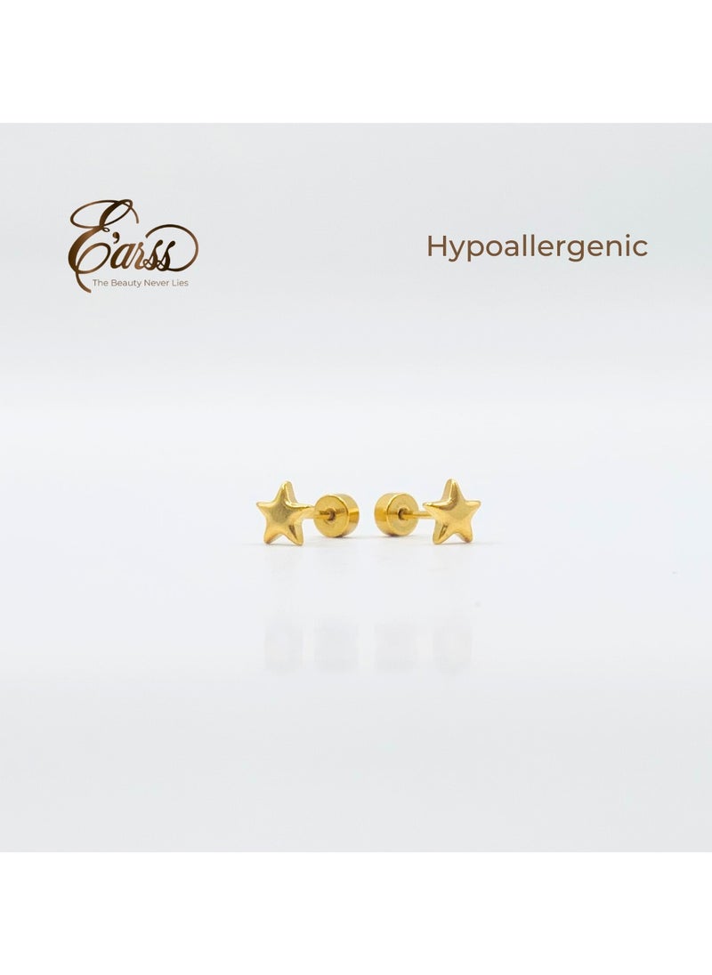 Earss Gold Star Kids Earring  - Image 3