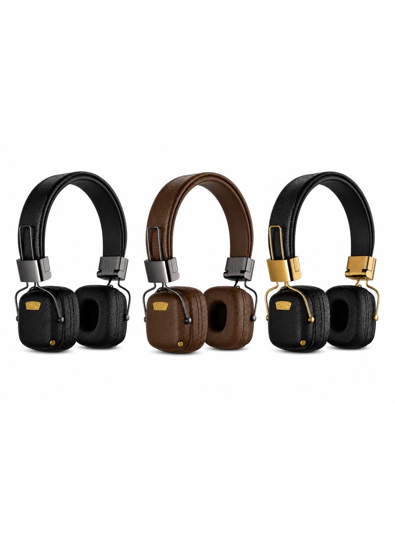 Marshall ZB-610 Headphones deliver immersive stereo sound with Pure Bass for rich, deep bass and clear audio. Lightweight and comfortable for all-day use, perfect for music, gaming, travel, and everyday listening. Multicolor. - Image 3