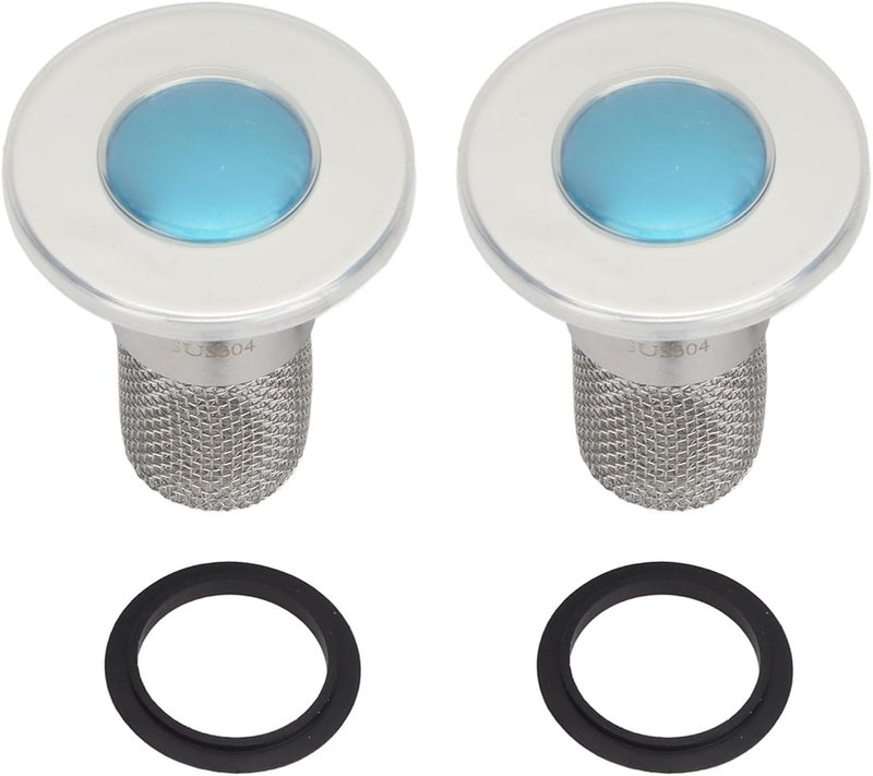 GLOGLOW Nan Stainless Steel Sink Drain Filter, Easy Installation Drain Stopper for Bathroom Sinks and Washbasins Bathroom - Image 1