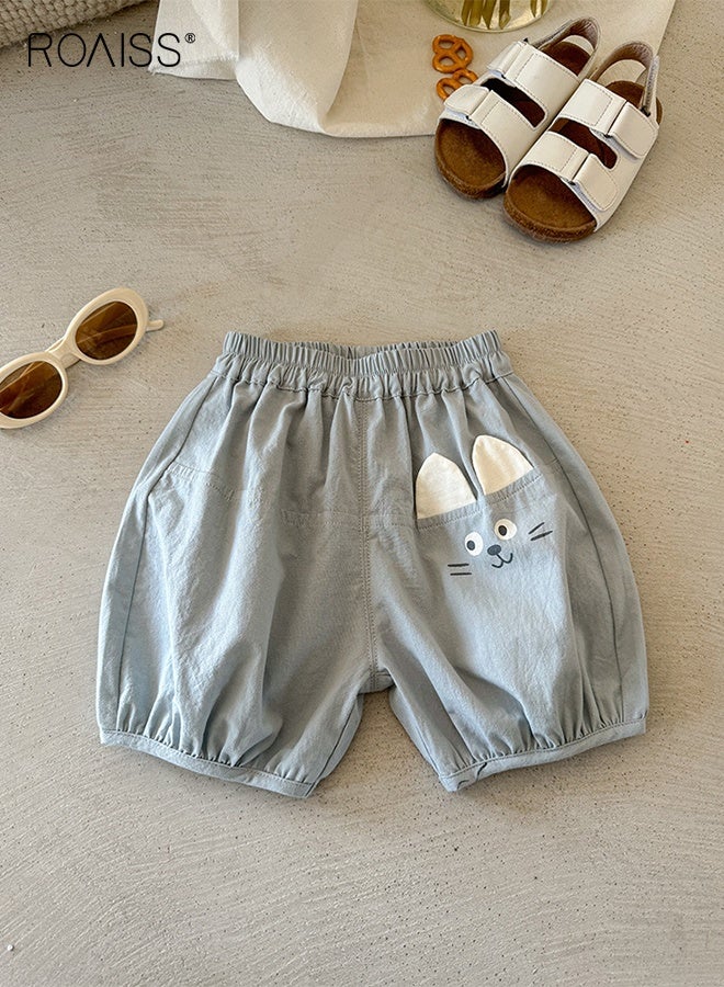 roaiss Little Boy Vest and Pants Set with Adorable Patterns, Stylish 2-Piece Outfit for Boys, Summer Outfit with Round Neck Sleeveless Top and Elastic Waist Pants, Perfect for Daily Wear or Various Occasions  - Image 4