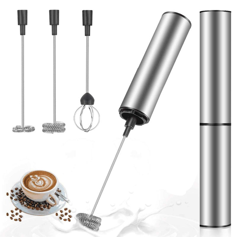 MOSUO Milk Frother Handheld Coffee Frother Electric Whisk USB Rechargeable Foam Maker Bubbler Egg Beater for Latte Cappuccino Hot Chocolate USB