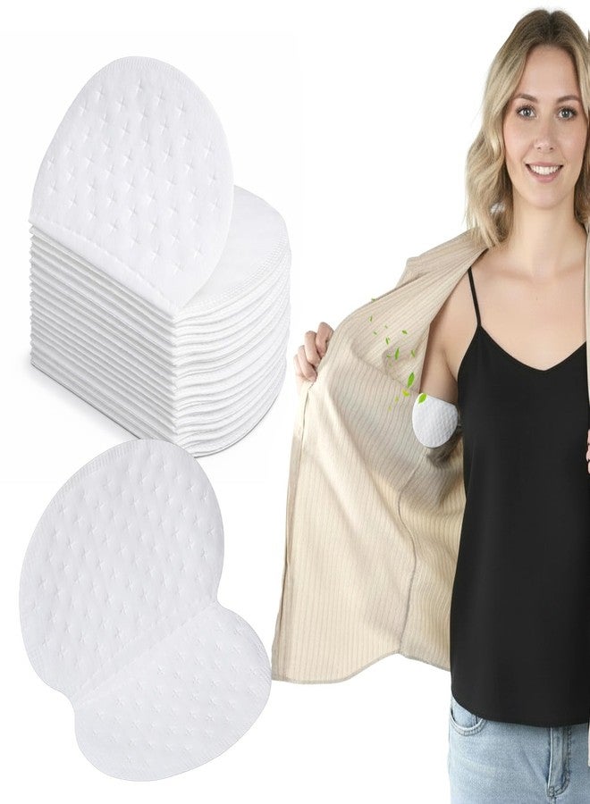 Ajcotahm 100 Pcs Armpit Sweat Pads, Disposable Underarm Sweat Pads for Women Men Comfortable Underarm Sweat Guards Non Sweat Armpit Protection - Image 1