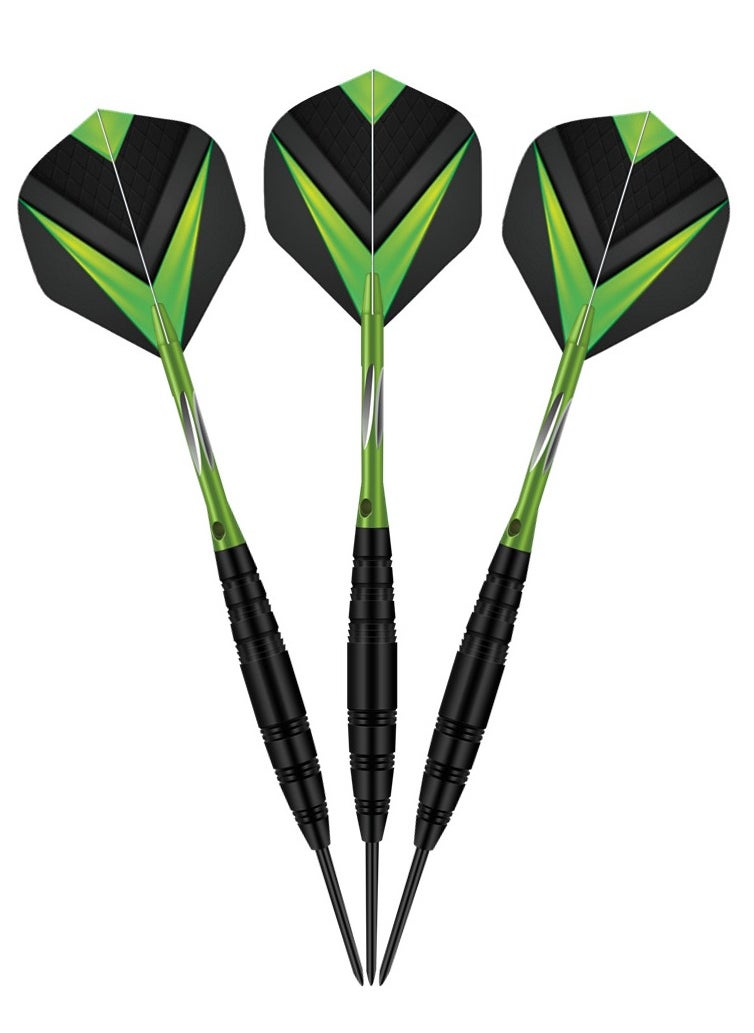 NIBEMINENT - 3Pcs/Set Professional Aluminium Alloy Plastic Darts Shaft Tip Flights 23g with Box 14.5*4.8*2cm - Image 1