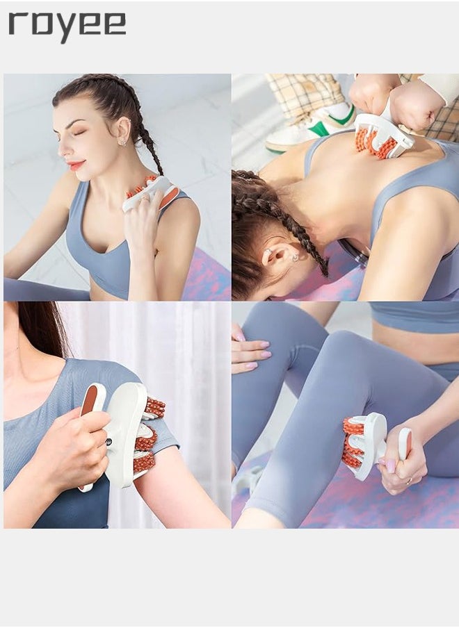 Royee Honeycomb Roller Manual Massager Is Suitable For Leg, Shoulder and Neck, and Arm Muscles  - Image 2