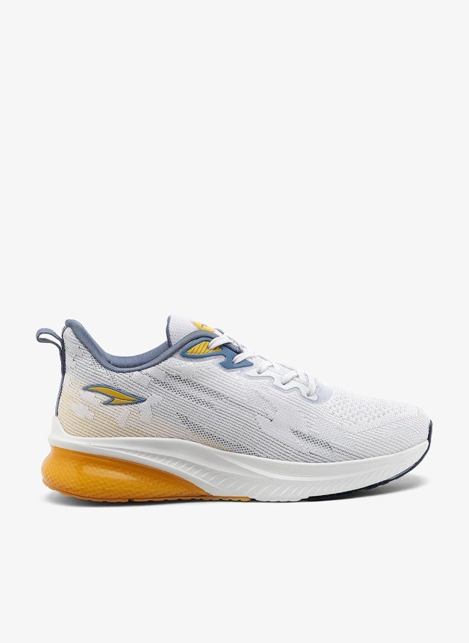 Asian White Mustard Running Shoes for Men - Image 1
