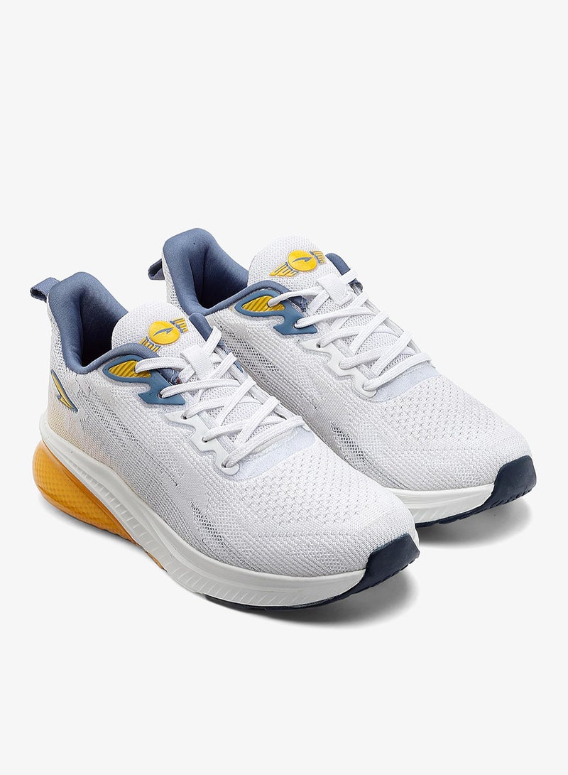 Asian White Mustard Running Shoes for Men - Image 4