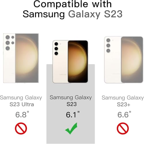 MAGICHUB Luxury Paper Thin Case Cover for Samsung Galaxy S23 5G | Matte Finish | Only Compatible with Wireless Magnetic Accessories | Compatible with magsafe | (White) - Image 2