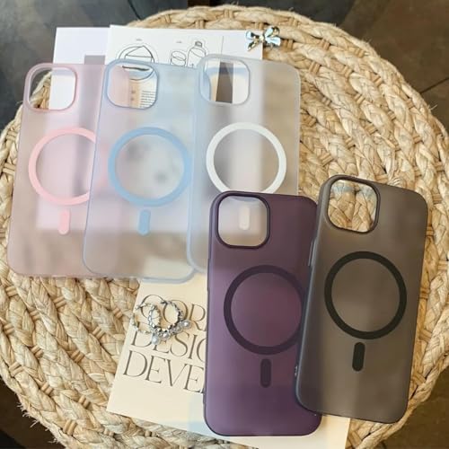 MAGICHUB Luxury Paper Thin Case Cover for Samsung Galaxy S23 5G | Matte Finish | Only Compatible with Wireless Magnetic Accessories | Compatible with magsafe | (White) - Image 5