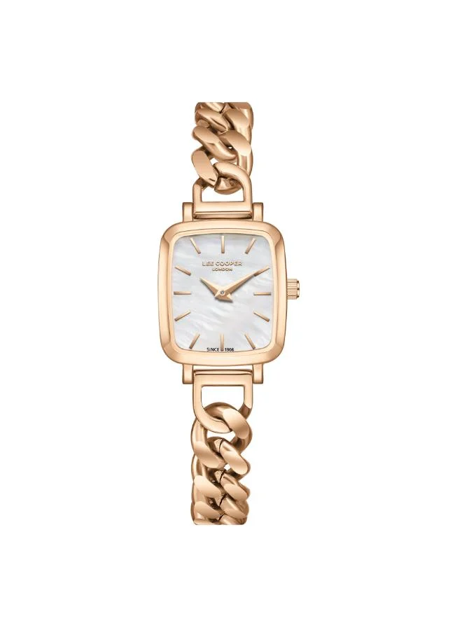 لي كوبر Women's Metal Analog Watch LC08130.420 - 22X30 mm