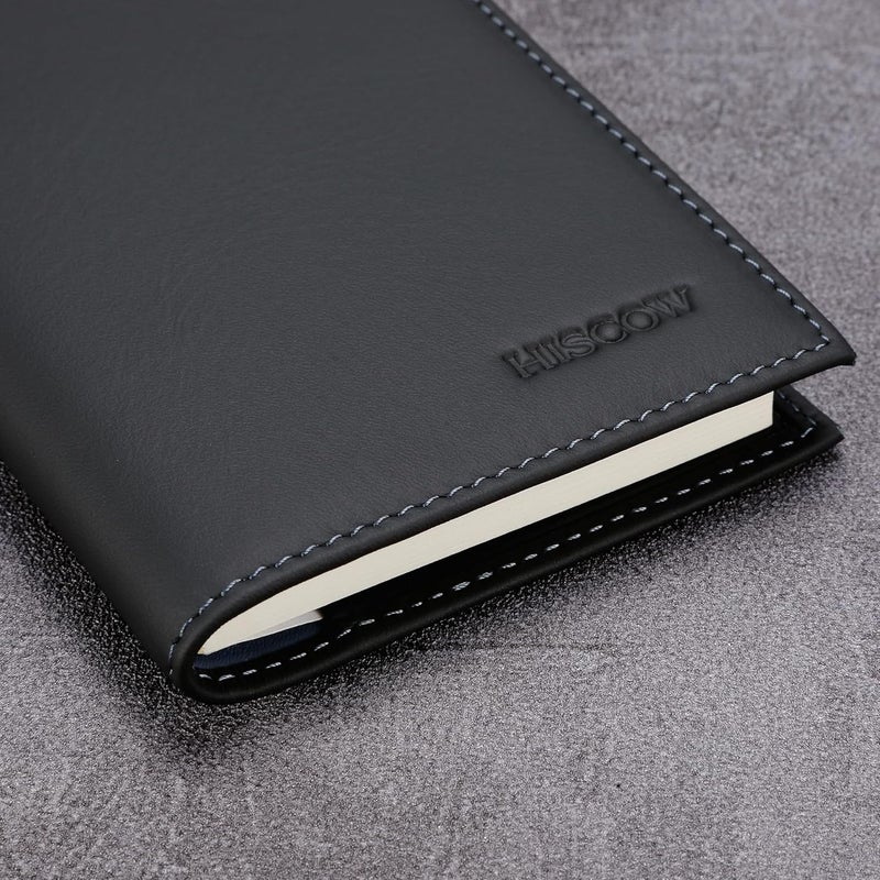 HISCOW Minimalist Checkbook Cover - Full Grain Leather - Image 5