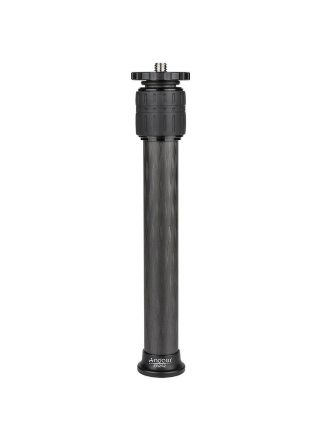 NIBEMINENT Carbon Fiber 2-Section Monopod Extender For Zhiyun FeiyuTech Black  - Image 3