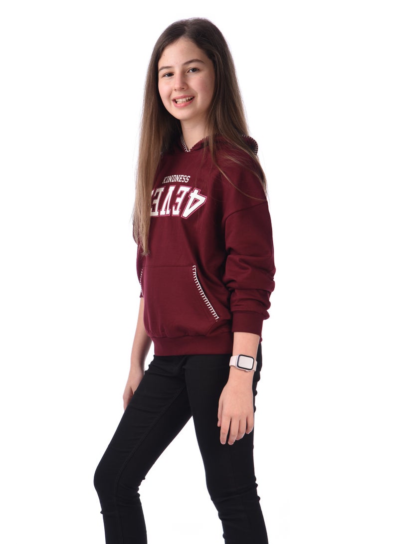 فكتور اند جين الرسم المطبوعة مريح صالح هوديي مع غرزة التباين - Image 5