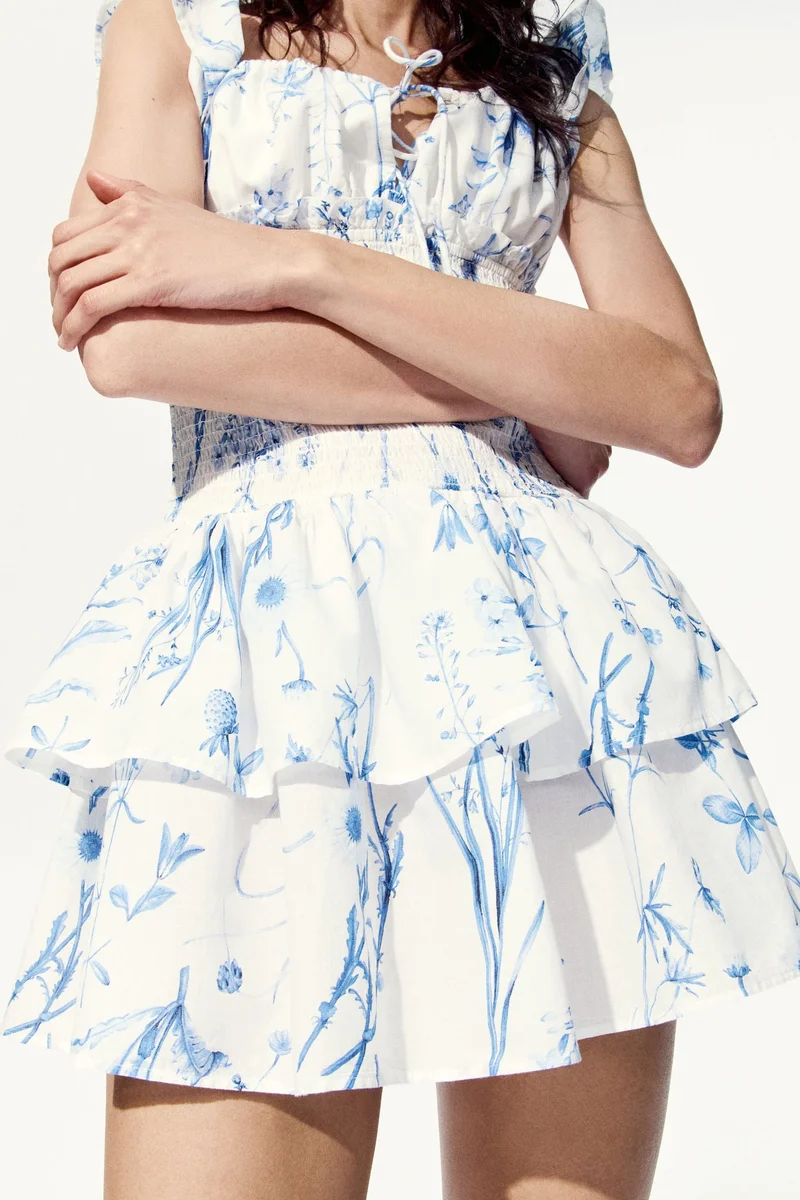 H&M  Smocked-waist dress for Women | Best Price UAE