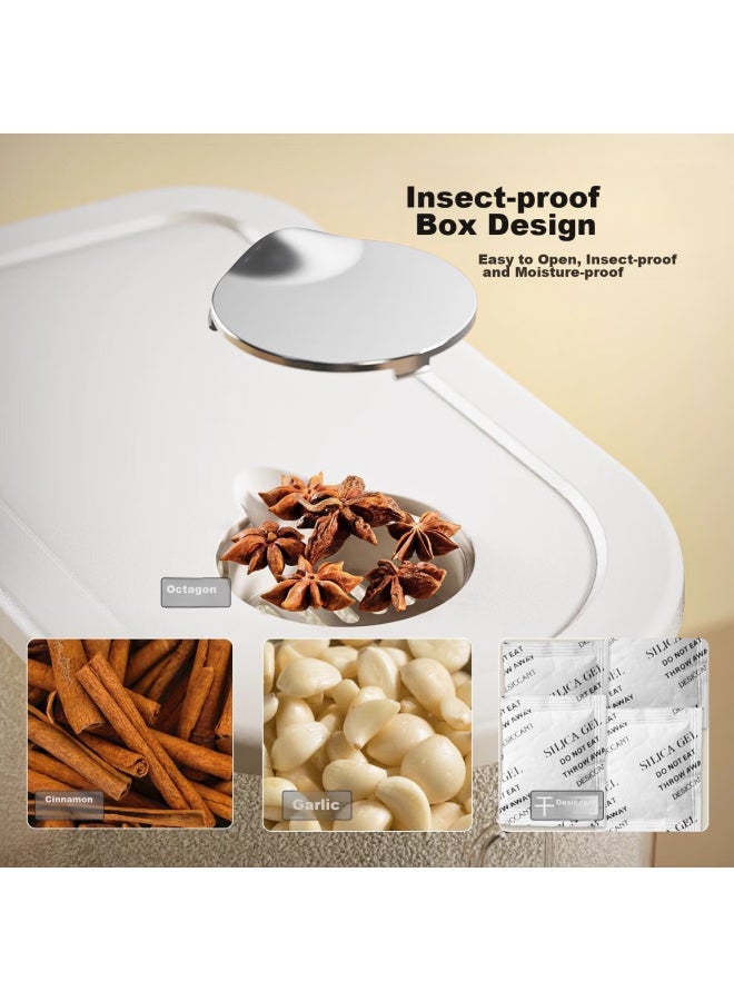 Pakchoice Rice Container, Anti-insect And Moisture-proof Rice Storage Box, Large Capacity Rice Container For Home Use, Food-grade Pressurized Rice Jar, New Model - Image 4