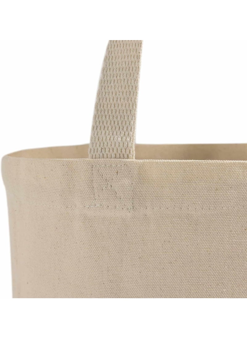 TBF 12 Pack Wholesale Canvas Tote Bags Natural Color 12oz Fabric  Multiple Size Options Available  - Image 3