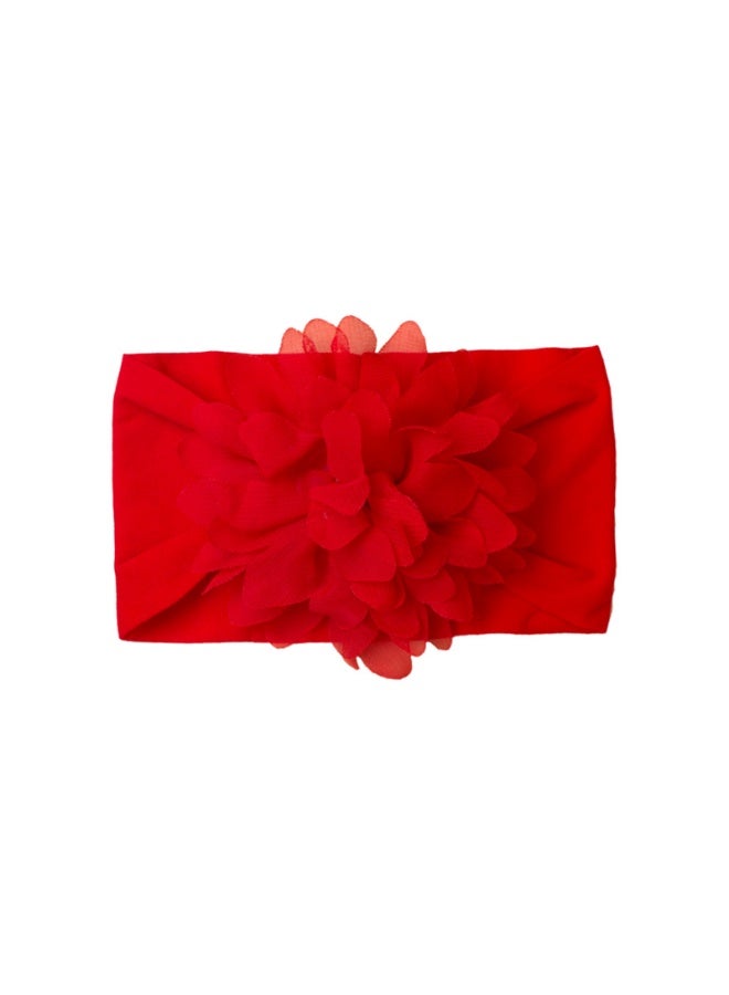 12 قطعة/طقم عصبة رأس زهور للأطفال حديثي الولادة للبنات عمامة مرنة للأطفال أقواس نايلون ناعمة للرأس - Image 3