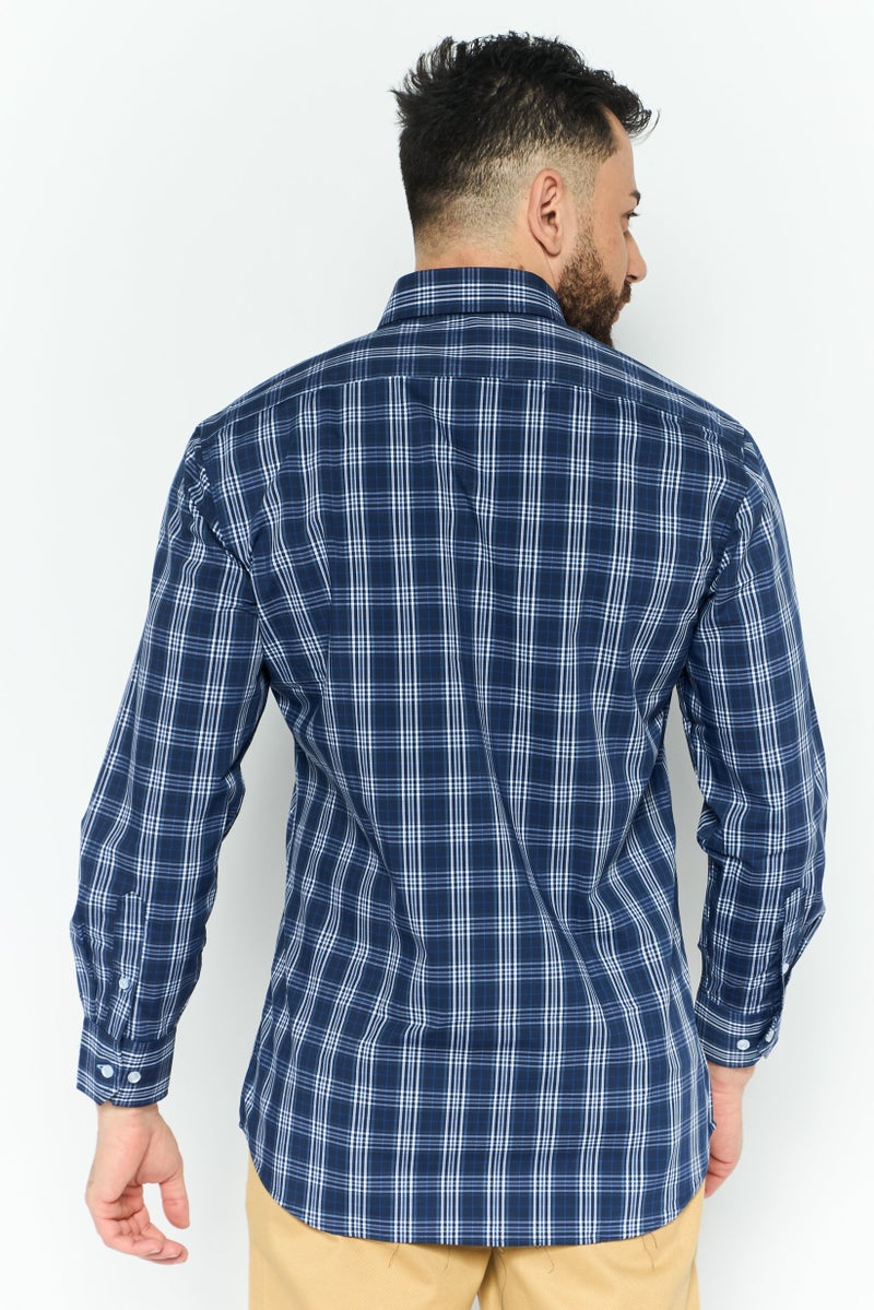 Tailorbyrd قمصان رجالية بأكمام طويلة بتصميم مربعات، متعددة الألوان - Image 4