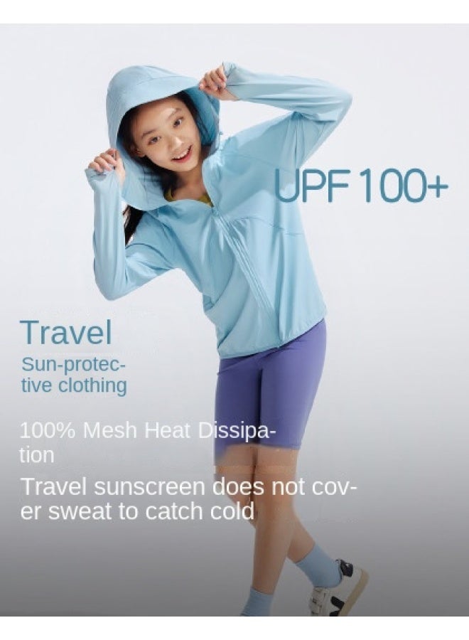 QUICK Dry & Breathable】kids Outdoor Sun Protection Jacket For Boys And Girls, Upf 100+ Air-conditioning Outerwear - Image 1