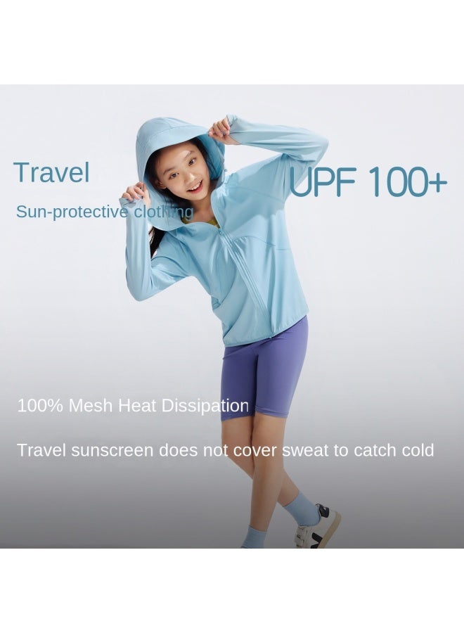 QUICK Dry & Breathable】kids Outdoor Sun Protection Jacket For Boys And Girls, Upf 100+ Air-conditioning Outerwear - Image 2