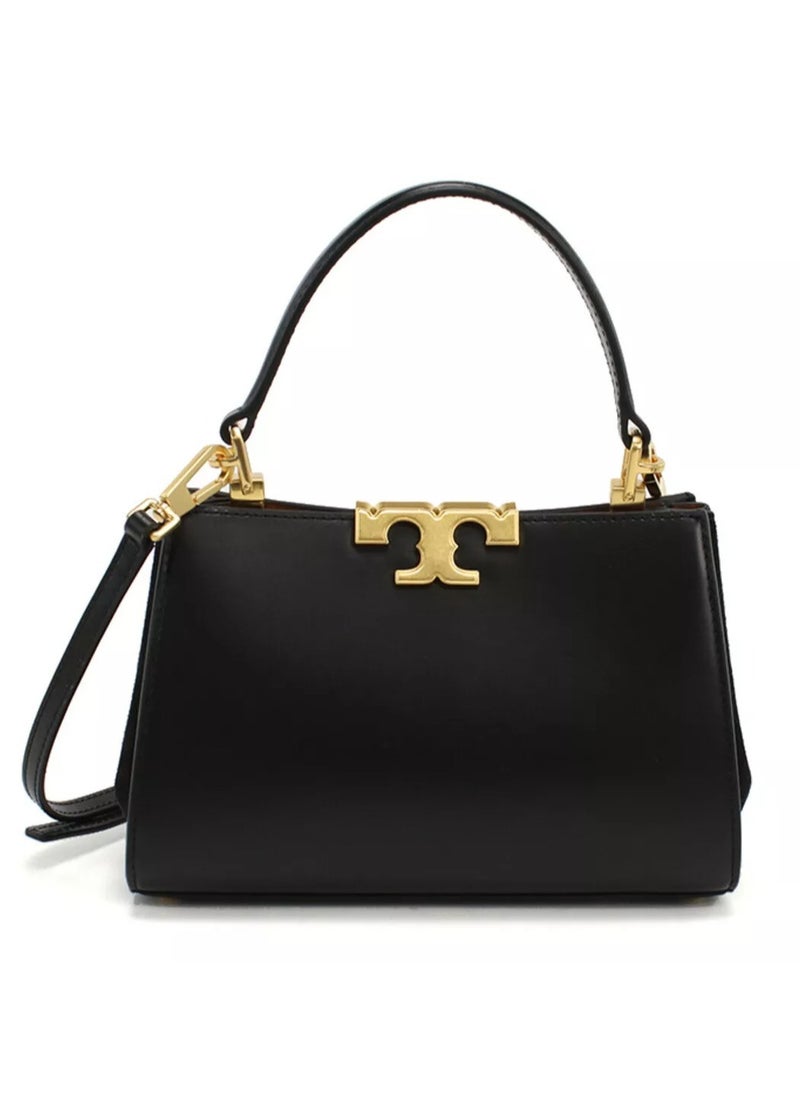TB - Tory Burch Eleanor Leather Suede Trimmed Shoulder Crossbody Tote Bag - Image 1