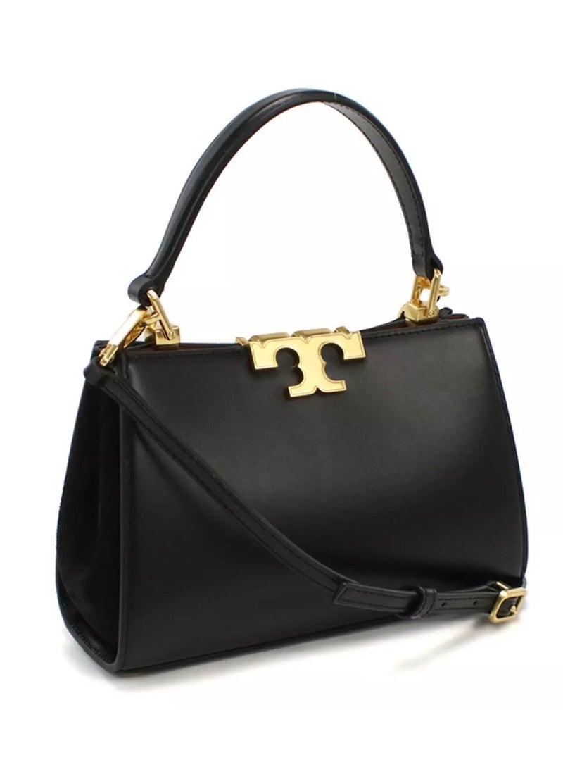TB - Tory Burch Eleanor Leather Suede Trimmed Shoulder Crossbody Tote Bag - Image 1
