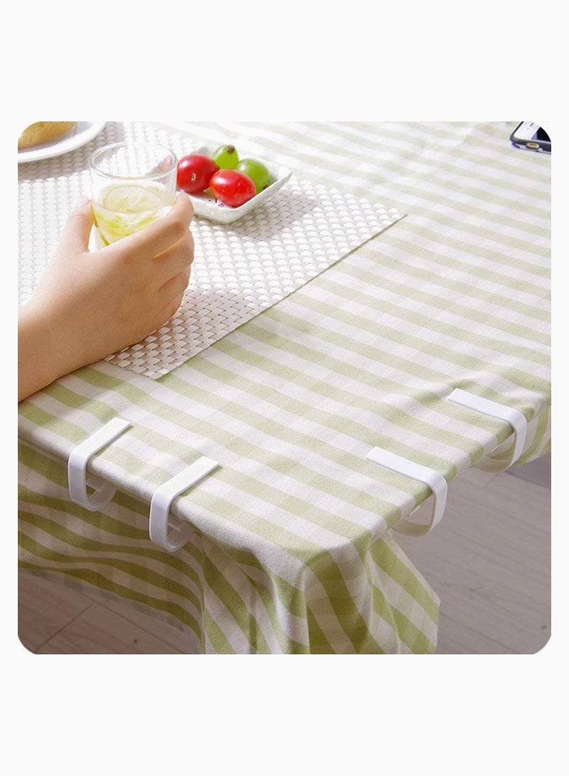 XiuWoo Plastic Tablecloth Clip, Used for Restaurant Banquet Wedding Graduation Party and Outdoor Picnic Table Cloth Fixing Loop Meeting Indoor Events (4 PCS) - Image 4