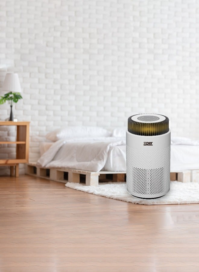 XPER Air Purifier - Ionizer - 30 Watts - 3 Speeds - 28 Meters - Timer - White - XPAF-30W28M - Image 3