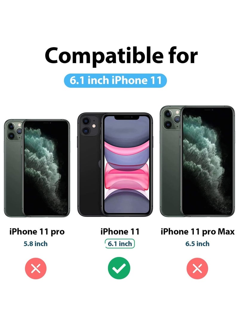 Denx Crystal Clear Case For iPhone 11, Shock-Absorbing Corners, Yellowing Resistant, Scratch Resistant, Clear Phone Cover for iPhone 11 - Image 2