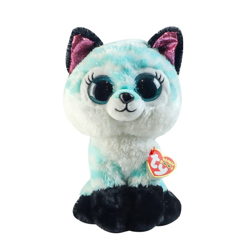 TY 2007520 Atlas Fox Beanie Boo Stuffed Animal, Multicoloured, 15 cm - Image 2